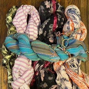 5 scarves